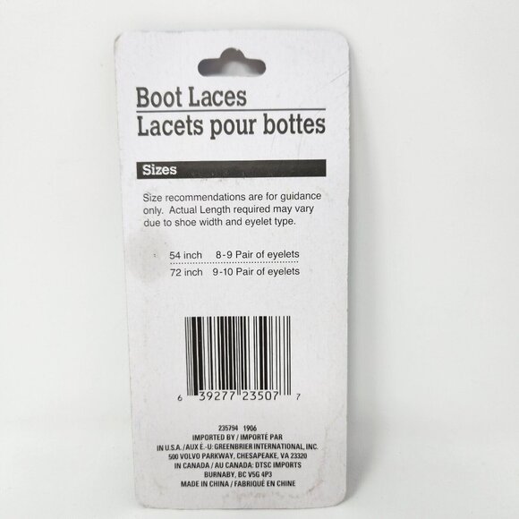 2 Sets Black Boot Laces, 72 Inch and 54 Inch - Picture 5 of 8